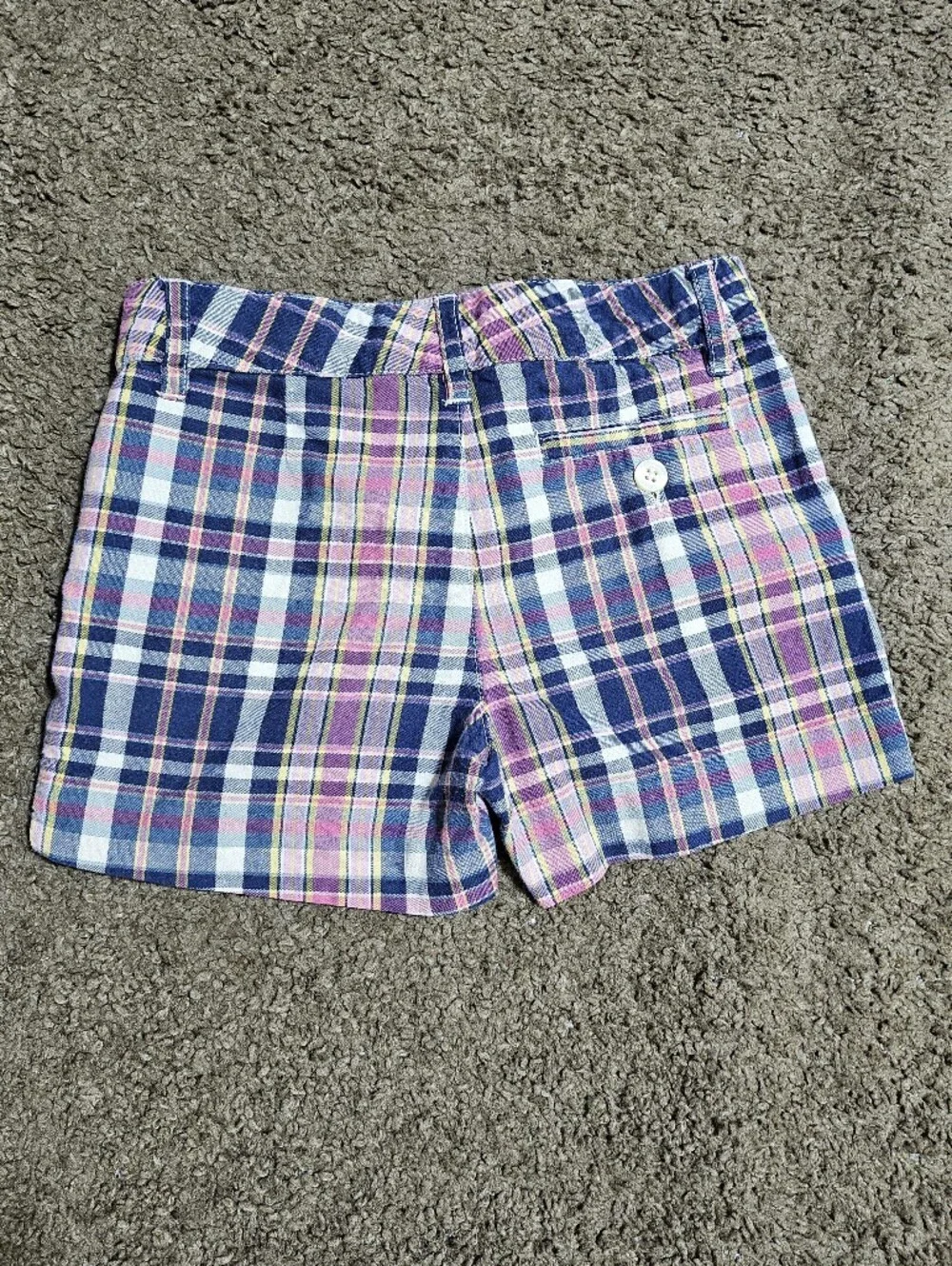 RALPH LAUREN LITTLE GIRLS CLASSIC PLAID SHORTS SIZE 5